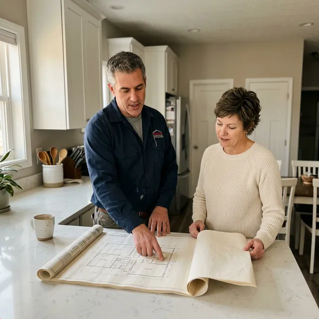 Project scheduling and guarantee concept for stair installations