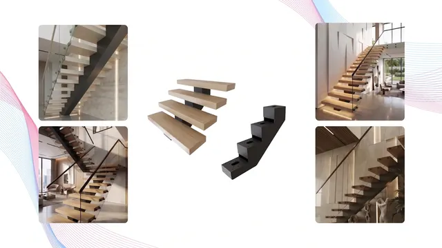 Minimalistic ARC floating stair beam configuration in Jacksonville